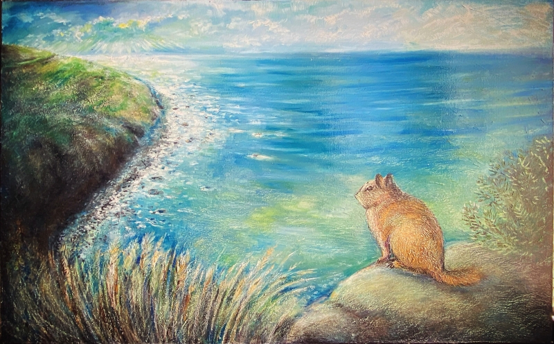 Edge of the world by artist Anastasia Shimanskaya